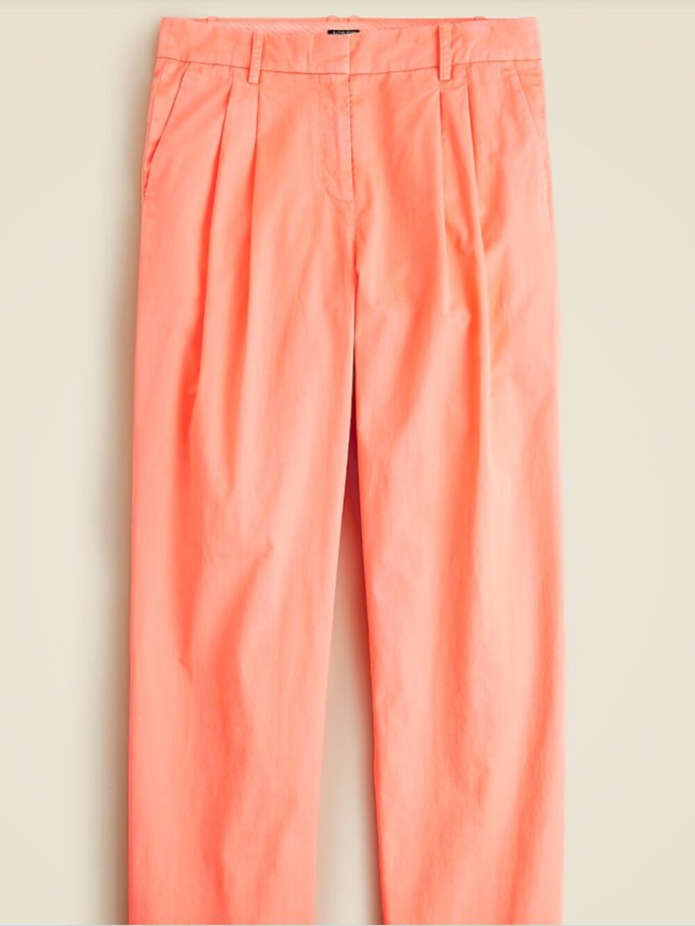 J.Crew Wide-Leg Cotton Poplin Pants Size 20 Peony Pink 2X EUC